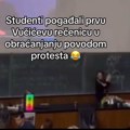 Studenti pogađali prvu predsednikovu rečenicu u obraćanju povodom protesta: „Bukvalno smo svi 10 koraka ispred njega“