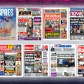 Naslovne strane sutrašnjih novina: Prelistavanje štampe za petak, 13. jun 2025. godine