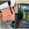 (Foto) Vozi traktor odmalena, nije napuštala selo, a sada na gazdinstvu proizvede 10.000 litara soka od paradajza Teodora…