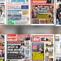 Naslovne strane sutrašnjih novina: Prelistavanje štampe za četvrtak, 21. maj 2026. godine