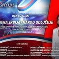 Kurir specijal „Ujedinjena Srbija – narod odlučuje”: uživo iz Hale sportova „Ranko Žeravica” i studija Kurir televizije…