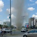 "Pustinjski đavo" u Novom Sadu! Vrtlog usred grada uplašio građane: Da li je moguće da je tornado