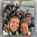 Vesna i Dina vratile srpske olimpijce u Beograd: Upravljale avionom punim medalja (foto)