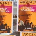 Čačak oblepljen plakatima na kojima je targetiran urednik i odbornik Stojan Marković