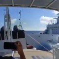 Sudar kineskih ratnih brodova na otvorenom moru! Šok snimak iz spornih voda, opasan incident: Pekingu upućena žestoka pretnja…