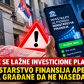 Nova prevara kruži Srbijom: Pojavile se lažne investicione platforme, Ministarstvo finansija apeluje na građane da ne nasedaju…