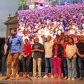„Srbija protiv nasilja": Šetnja do RTS-a i Predsedništva, govori opozicionih lidera na 22. protestu