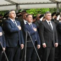 Hrvatski državni vrh na obeležavanju godišnjice akcije ‘Bljesak’ u Okučanima
