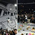 Grobari razvili koreografiju, a onda je nastao spektakl u Areni! Pogledajte prizor za pamćenje na Partizan - Makabi