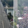 Gužve u Beogradu zbog protesta: Zatvorena Takovska ulica i Brankov most (Foto)