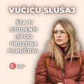 SSP : Vučiću slušaj šta ti studenti ispod prozora poručuju