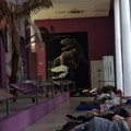 (Foto, video): Jutro kada smo se probudili pored skeleta triceratopsa: Oko 200 ljudi prespavalo je u Prirodnjačkom centru u…