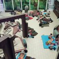 (Foto, video): Jutro kada smo se probudili pored skeleta triceratopsa: Oko 200 ljudi prespavalo je u Prirodnjačkom centru u…