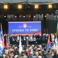 Počeo miting "Srpska te zove": Skup u Banjaluci povodom rezolucije o Srebrenici (foto, video)