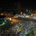 Održan veliki protestni skup u Novom Sadu, obeležili ga brojni incident, uhapšen Ješić, stigao Vučić