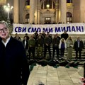 „Ćacilend je najslobodnije mesto u Evropi“: Aleksandar Vučić na skupu podrške povređenom u šatorskom naselju ispred Skupštine…