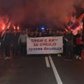 Srbi sa Kosova koji pešače na skup protiv blokada u Novi Sad krenuli iz Lipovice ka Beogradu