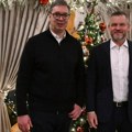 Vučić ugostio Pelegrinija na večeri: "Potvrdili smo snažne i iskrene odnose koje Srbija i Slovačka neguju"