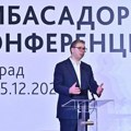 Vučić poručio srpskim ambasadorima: Kosovo i Metohija je bilo i biće Srbija i oko toga nema rasprave