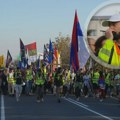 Student Ljuba pešačiće iz Kragujevca na Vidovdanski protest: “Neki će svojevoljno spavati napolju, spremni smo za najveći skup…
