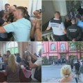 (BLOG) Dimne bombe i biber sprej u sali: Naguravanje obezbeđenja i odbornika opozicije na ulazu