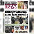 Nova piše: „Rejting vlasti čuva samo žandarmerija“