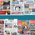 Naslovne strane sutrašnjih novina: Prelistavanje štampe za nedelju, 7. jun 2026. godine