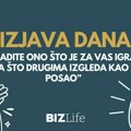 Izjava dana: „Radite ono što je za vas igra, a što drugima izgleda kao posao“