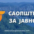 Saopštenje za javnost Gradskog odbora Srpske napredne stranke Užice