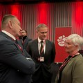 Đilas, Stefanović i Miljuš na 42. kongresu švedske socijaldemokratske partije
