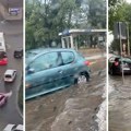 Haos i poplave u Kragujevcu! Oluja napravila lom, reke idu ulicama, automobili voze kroz vodu!