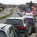 Aktivisti iz zapadne i centralne Srbije zajedno u koloni krenuli na studenstski protest u Beogradu