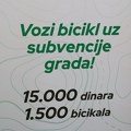 Novi Sad i ove godine subvencioniše kupovinu bicikala