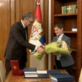 Ana Brnabić nakon preuzimanja dužnosti: "Čast mi je da čuvam ovu poziciju do izbora novog predsednika"