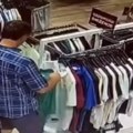 Nesvakidašnja krađa u Beogradu: Ljudi gledaju snimak i krste se: Ušetao u butik, skinuo majicu, pa je sakrio ovde (video)