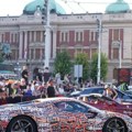 Reli karavan sa više od 100 superautomobila stigao u Beograd (video)