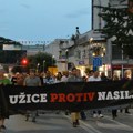 Sa protesta „Užice protiv nasilja“: Podrška inspektorima Mitiću i Milenkoviću (FOTO, VIDEO)