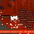 Šokantna animacija: Pojavila se navodna simulacija nuklearnog udara na Rusiju: Za minut 40 miliona žrtava (video)