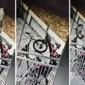 Ovo je snimak krađe električnog bicikla u Beogradu: Izvukao iz kese klješta, presekao sajlu, pa se udaljio...