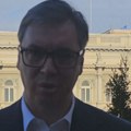 Aleksandar Vučić na terasi Predsedništva (video): Nikada neću da se krijem, jer sam izabran od naroda