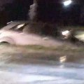 Auto sleteo u kanal: Vozač izgubio kontrolu nad vozilom, kod Bačke Palanke! (video)