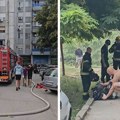 Veliki požar u Pančevu: Evakuisana cela zgrada (Video)