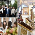(Foto) Tamara Vučić posetila Crkvu Svetih apostola Petra i Pavla u Moskvi Razgovarala sa srpskim i ruskim studentima