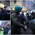 Incidenti ispred Rektorata: Došlo do koškanja između okupljenih građana i policije koja brani prilaz zgradi. Povređen najmanje…
