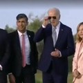Mreže ponovo gore zbog Bajdena: Novi hit snimak, predsednik SAD odlutao na samitu G7 u Italiji, drugi lideri počeli da ga…