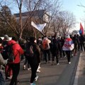 Studenti iz Niša krenuli pešice za Kragujevac