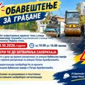 Saobraćaj zatvoren u delu ulice Dimitrija Tucovića zbog asfaltiranja kružnog toka