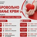DOBROVOLJNO DAVANJE KRVI: Crveni krst Zrenjanin objavio raspored akcija za septembar i oktobar Crveni krst Zrenjanin
