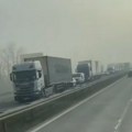 VIDEO: Sudar dva kamiona kod Šimanovaca