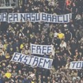 Podrška navijača Fenerbahčea za uhapšene navijače Novog Pazara